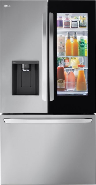 LG LRFOC2606S 25.5 Cu. Ft. French Door Counter-Depth Smart Refrigerator