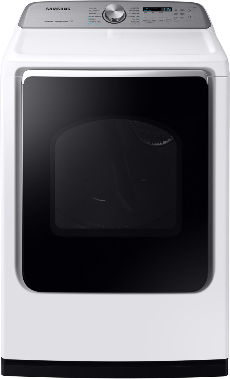 Samsung DVE54R7600W 7.4 cu. ft. White Electric Dryer