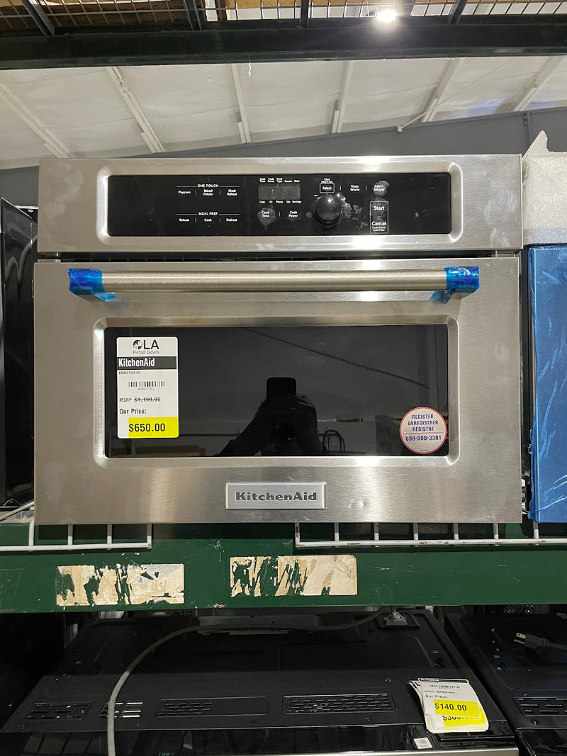 KitchenAid KMBS104ESS 1.4 cu. ft. Built-In Microwave