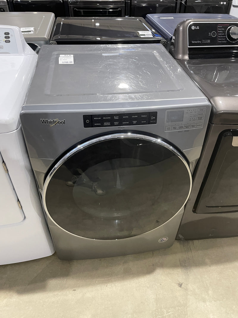 Whirlpool WED6620HC 7.4 cu. ft. 240-Volt Chrome Shadow Stackable Electric Dryer