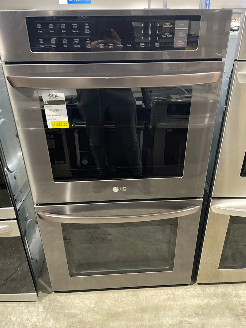 LG LWD3063BD 30" Built-In Double Electric Convection Wall Oven