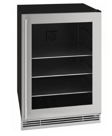 U-Line UHBV024-SG0 Stainless Frame Beverage Center