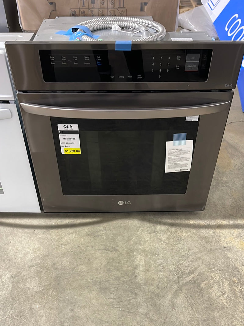 LG LWS3063BD 30 in. Single Electric Wall Oven with Convection