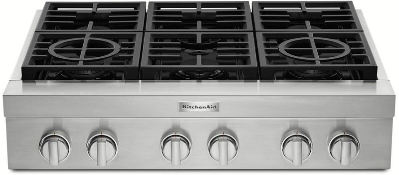 KitchenAid KCGC506JSS 36" Gas Cooktop