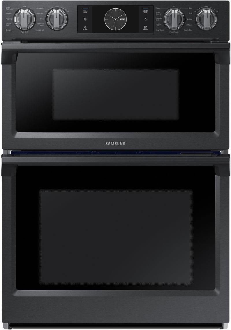 Samsung NQ70M7770DG 30" Black Stainless Combo Electric Wall Oven