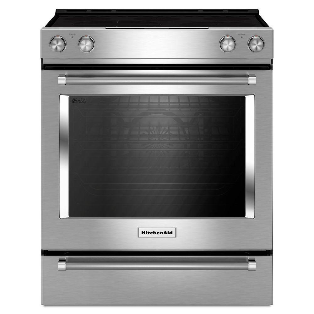 KitchenAid Slide-In Electric Range